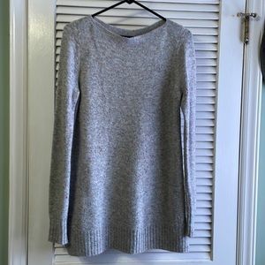 Tunic length multi colored sweater